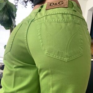 D&G Women's Green Jeans